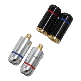 金属银色黑色 mmcx通用型SE535 215 846耳机插针插座适用 diy耳机