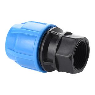 pe水管活接头pe管件快接内丝接头6分25自来水管免热熔外丝直接4分