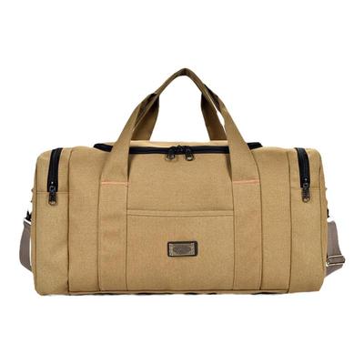 大容量帆布旅行袋可套拉杆行李包