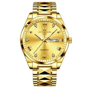 男士手表正品官方旗舰店男款机械玫瑰金霸气防水金表男纯金色腕表