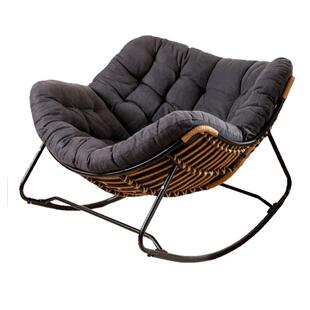 摇椅网红沙发懒人摇摇椅家用客厅大人摇椅阳台躺椅户外庭院藤编椅