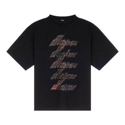 WE11DONE 春夏男士短袖经典圆领T恤银泰百货精品 301574