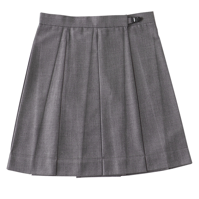 四月樱八箱褶纯色JK裙半身裙绀色日系泰式制服学院风班服辣妹短裙