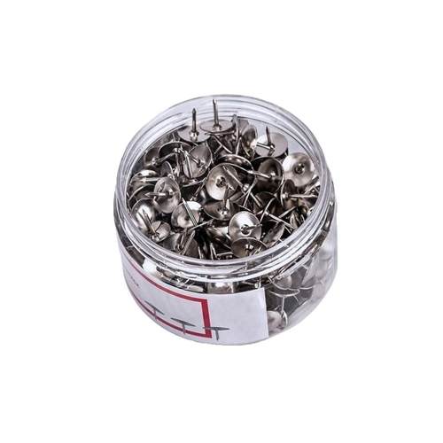 图钉工字钉大头针2400枚按钉装饰彩色大头钉别针子墙钉小图钉照片墙软木板钉固定针金属服装立裁钉生锈木质