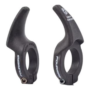 富律业FOURIERS山地车小牛角副把大拇指休息22.2握把改善手掌疲劳