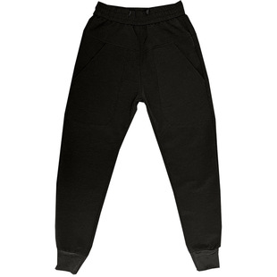 冬季加绒加厚休闲裤男士百搭韩版修身黑色长裤潮牌束脚黑武士裤子