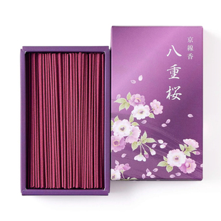 日本进口 八重樱 京线香 少烟型 室内净化 花香 燃线香 茉莉 现货