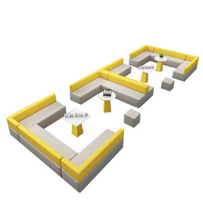 沙发办公休闲区图书馆幼儿园早教