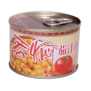 乐隆隆香焖茄汁黄豆罐头184g即食焗豆下饭菜番茄汁豆子酒店用拌菜