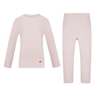 爱慕儿童A类小暖气吸湿发热保暖内衣套装3A抗菌秋衣秋裤男女孩冬