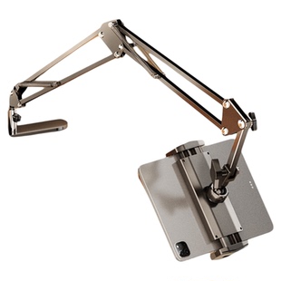 告别手酸!【隐藏免夹】悬臂式手机支架床头解放双手随心放折叠收缩手机架懒人床上躺着看电视直播追剧宿舍