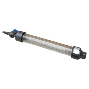 UPVC流量标定柱  PVC流量标定管加药计量泵校准校定柱自带取样阀