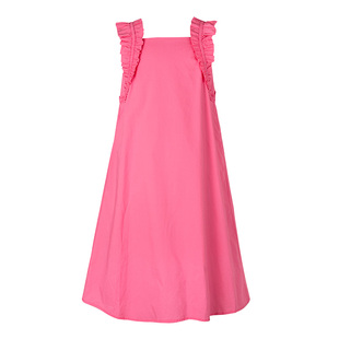 LittleNaive女童夏季新款连衣裙纯棉宽松裙子儿童多巴胺背心裙