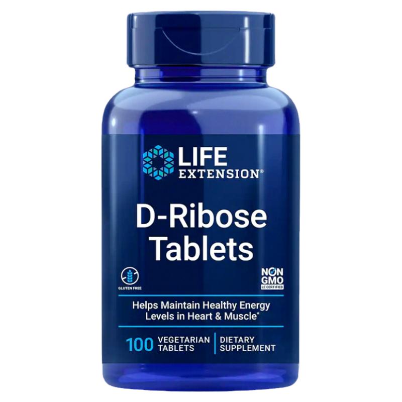 保税区发Life Extension美国D核糖片D-Ribose Tablets心脏供血