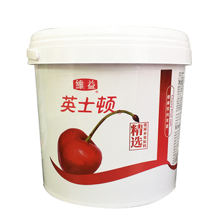 英士顿樱桃果肉果酱5kg 樱桃馅樱桃果粒馅 蛋糕面包西点装饰果馅