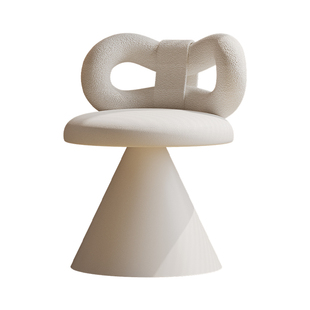 旋转卧室化妆凳奶油风皮革梳妆凳女生轻奢高级感化妆椅网红梳妆椅