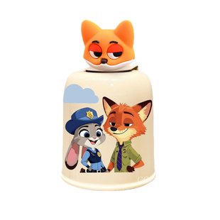 儿童漱口杯可爱疯狂动物城2026热卖磁吸式倒挂特别好看的防霉杯子