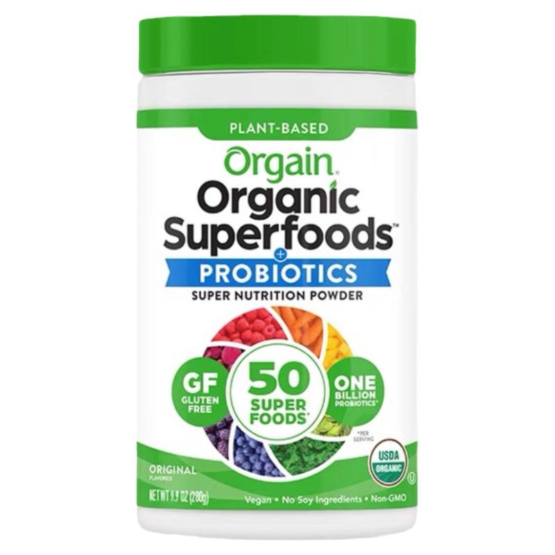 orgain果蔬粉有机膳食青汁益生菌