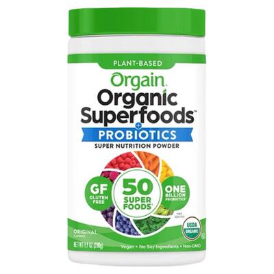 orgain果蔬粉有机膳食青汁益生菌