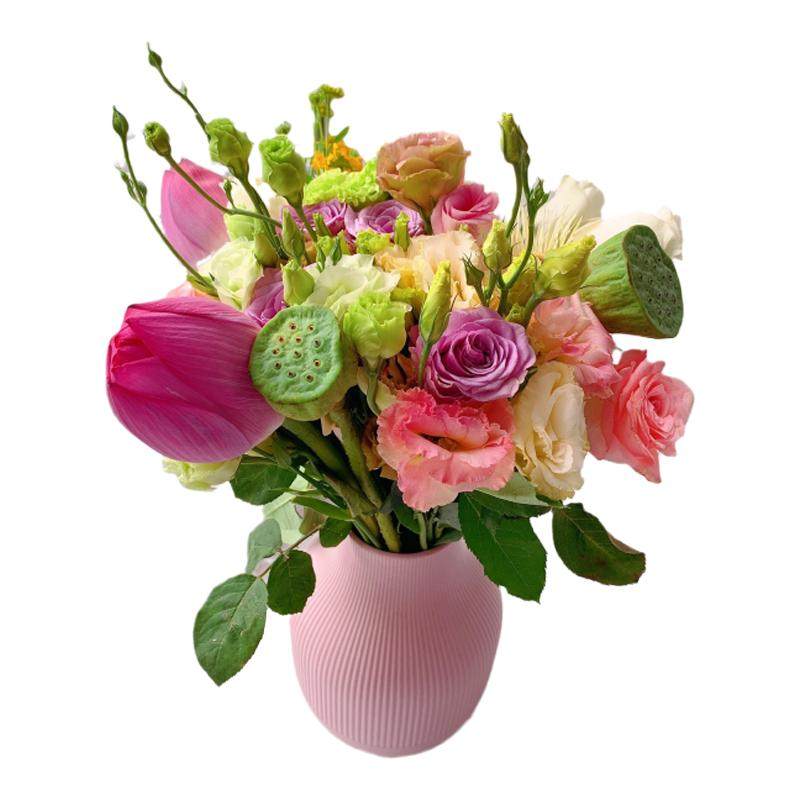 混搭包月花保证新鲜多品种花材混搭鲜花每周订花随机有惊喜盲盒花