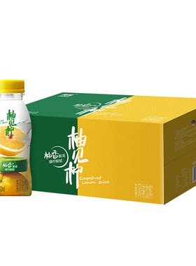 纯粒柚见柠香柚柠檬茶饮料瓶装