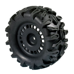 90mm大脚轮胎1/16越野16208雪地胎14207美加欣1/14卡车胎RC挖沙滩