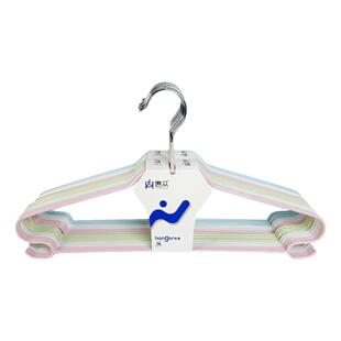 惠众衣架加粗防滑成人家用衣服撑子衣服架子衣挂加长45cm挂衣无痕