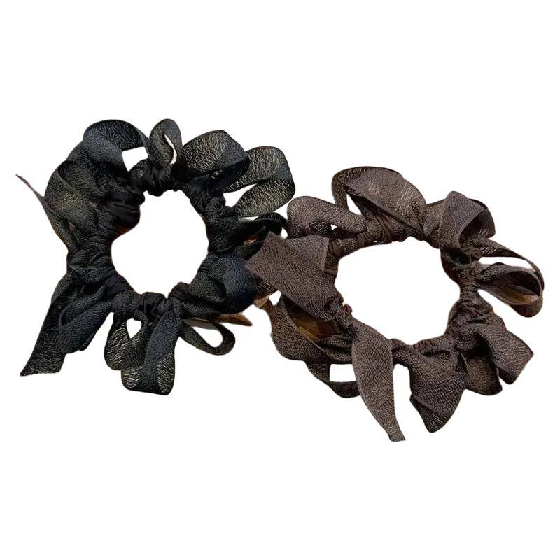 东大门同款韩式蝴蝶结丸子头发圈