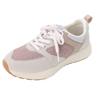 Pansy盼喜日本女鞋透气轻便舒适防滑飞织商务休闲鞋2025年春秋季