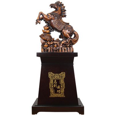 树脂马摆件公司装饰乔迁开业礼品