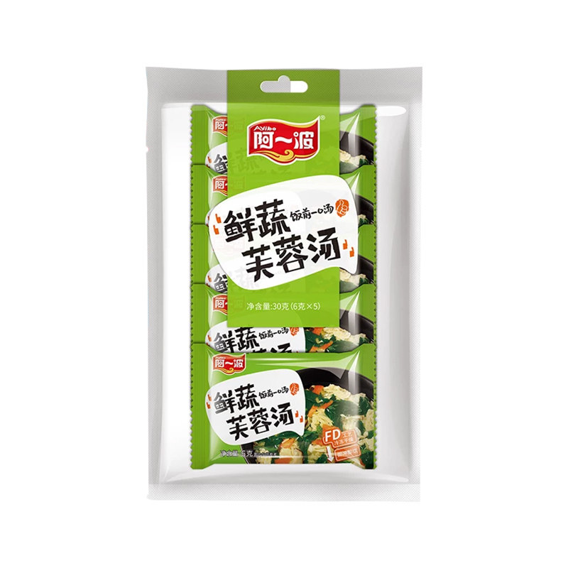 阿一波蛋花汤速食 鲜蔬芙蓉蔬菜汤冲泡即食小包早餐汤料包