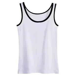 纯棉休闲无袖背心女款式透气个性印花打底衫内搭运动外穿圆领上衣