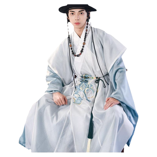 【如梦霓裳丨麒瑞】原创明制汉服男装道袍搭护古风气质中国风刺绣