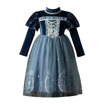 丹比奇尔女童冰雪奇缘公主裙正版