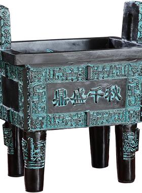 司母戊鼎铜鼎摆件四足鼎仿古