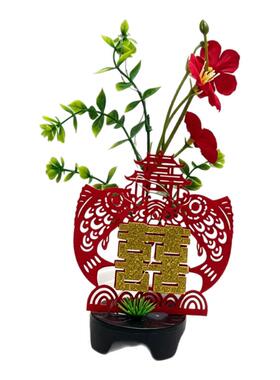 家宴创意意境菜盘边装饰花