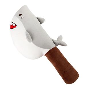 创意鲨鱼菜刀大抱枕毛绒玩具搞怪沙雕男生靠垫公仔男孩子发泄搞笑