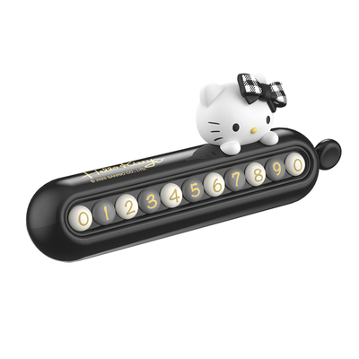 HelloKitty双号码可隐藏停车牌