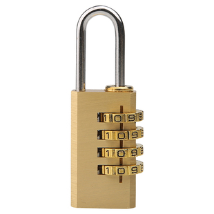 黄铜密码锁挂锁小型家用锁门挂锁箱包小锁头锁宿舍柜子铜密码挂锁