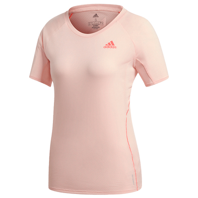 Adidas/阿迪达斯正品RUNNER TEE女士圆领反光运动透气短袖FT6451