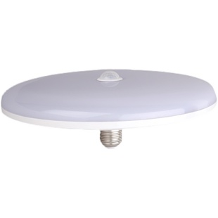 红外线雷达人体感应灯家用走廊过道楼梯车库智能LED声光控飞碟灯