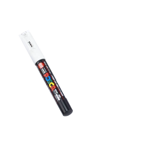 日本uni三菱高光笔美术专用广告笔记号笔POSCA白色绘画马克笔水性手绘涂鸦细头大头笔油漆笔勾线笔签到防水笔