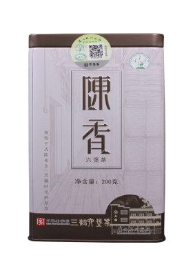 陈香六堡茶罐装梧州茶厂三鹤