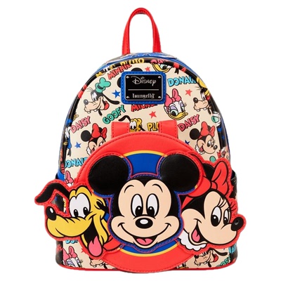 米奇跟朋友们印花迷你双肩背包女