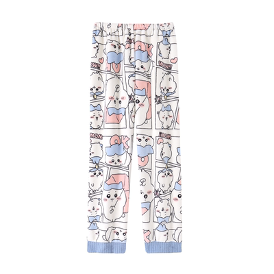 珊瑚绒女生法兰绒睡裤保暖居家裤