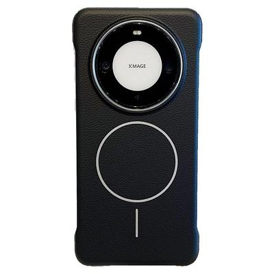 拓岚 适用华为mate60pro+新款手机壳简约大气皮质纯色超薄无边框Magsafe磁吸mate70pro防摔pura70pro保护男女