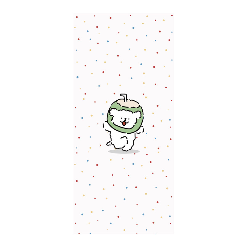 卡通线条小狗柜门贴纸衣柜翻新贴