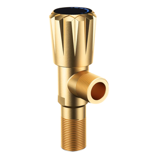 精铜加厚角阀大流量三角阀球形开关马桶热水器冷热水止水阀4分口
