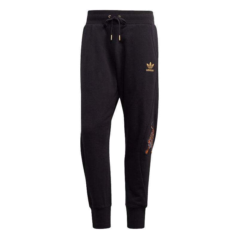 Adidas/阿迪达斯正品男子春节印花TRACK PANT运动收脚裤 GC8693