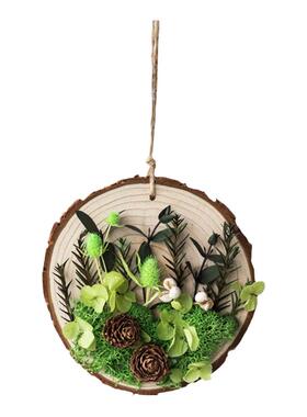 团建亲子手工花草粘贴画